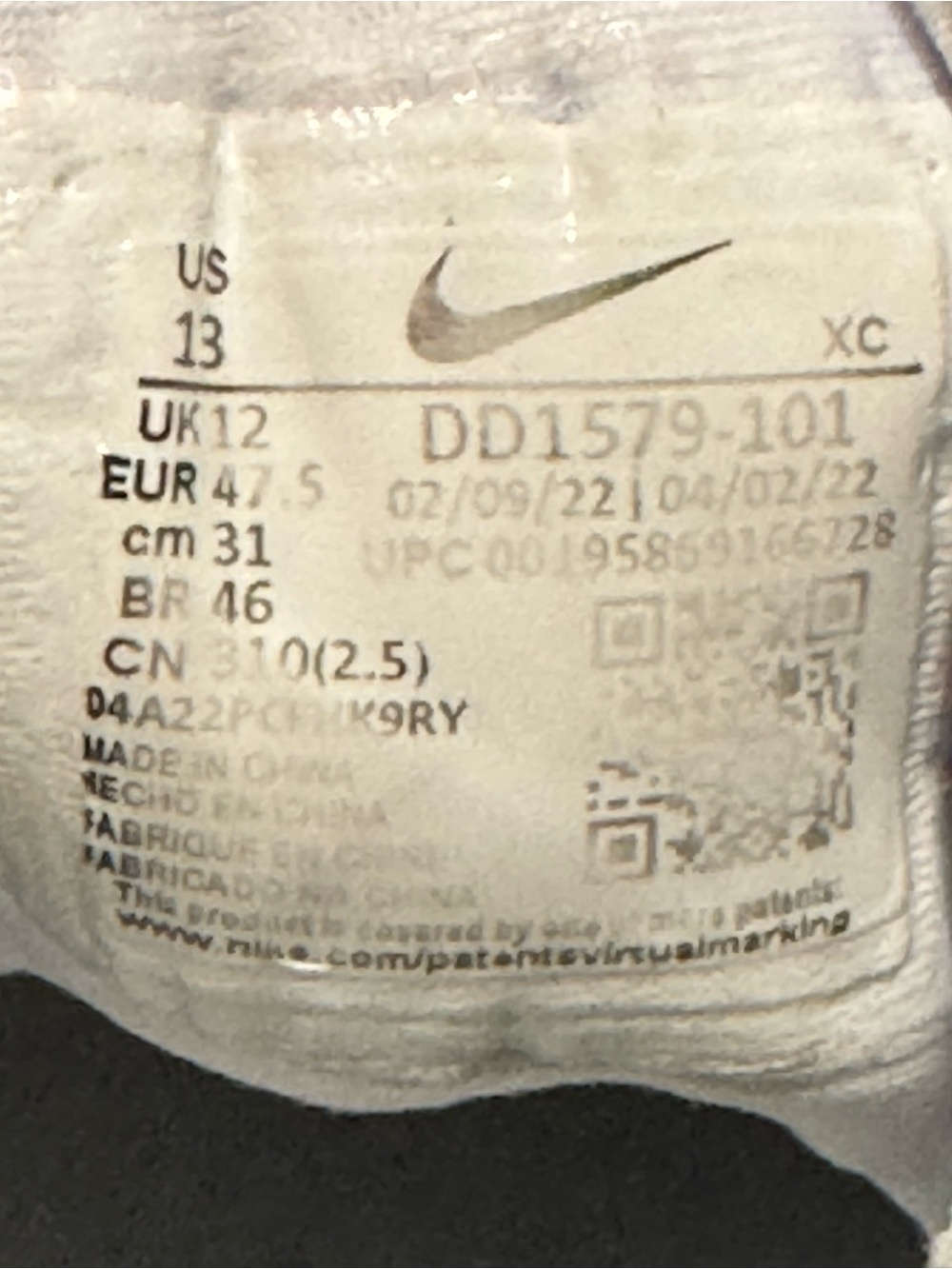 Nike Zoom Vapor Cage 4 RAFA Tennis Shoes White Black DD1579-101 Men’s Size 13 - Picture 11 of 11